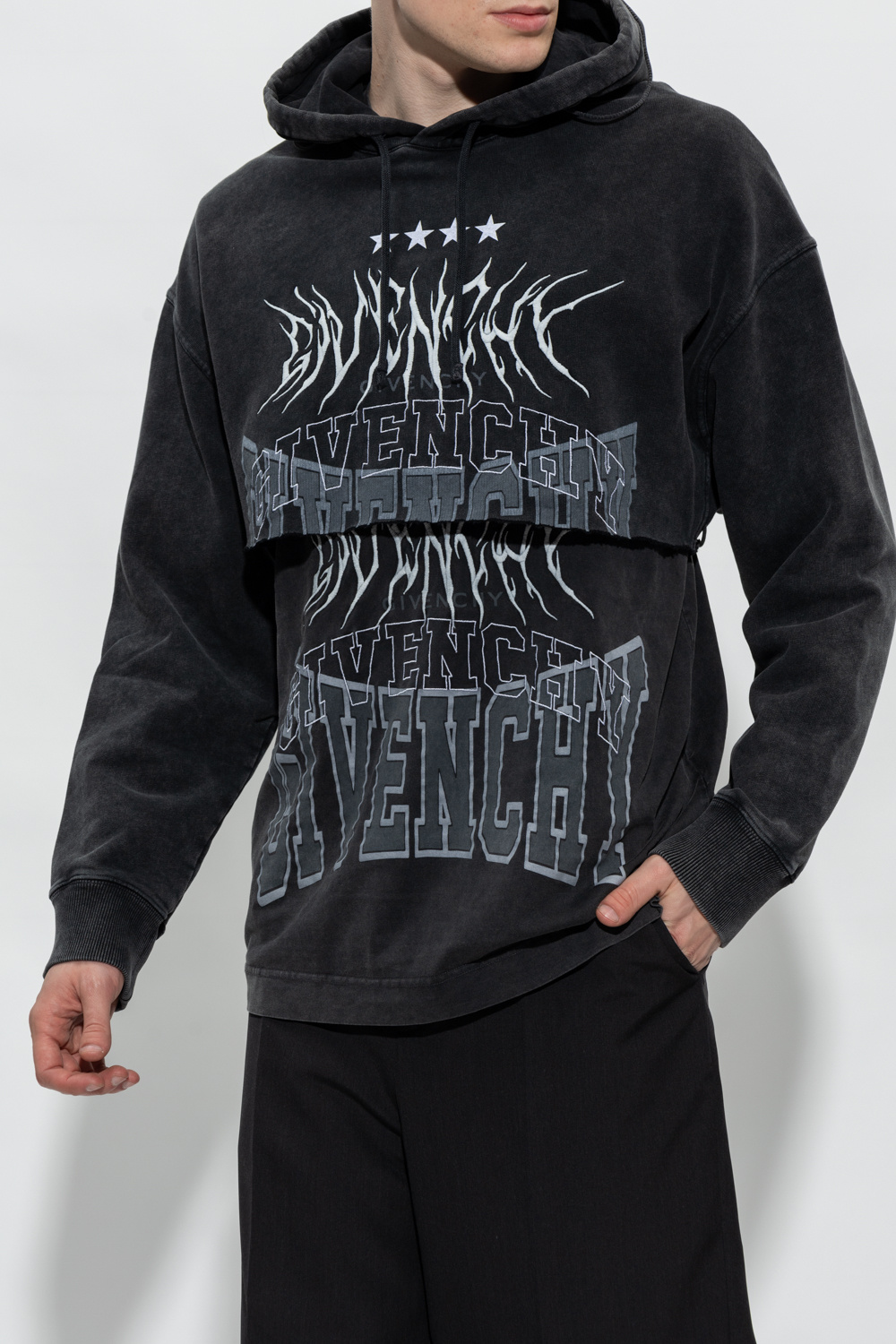 Givenchy short 2025 sleeve hoodie